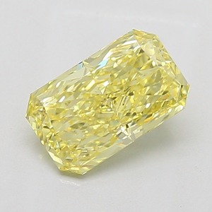 Diamante Radiante Amarillo Intenso de 1.68 Quilates Certificado, Corte EX, Pulido EX, Piedra Suelta VVS2 para Joyería - Product Image 1