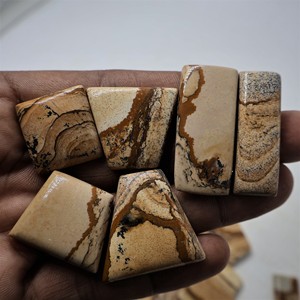 Piedras Preciosas Sueltas de Cuarzo Natural Azul Fuego, Corte Marquesa, Cabujón, Tamaños y Formas Variadas, Suministro a Granel para Fabricación de Joyas, Collar Ovalado y de Pera - Product Image 2