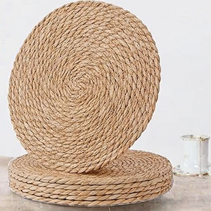 Set de table en rotin tressé en bambou fait main, qualité supérieure, résistant à la chaleur, décoration de table à manger, occasion de mariage - Product Image 1