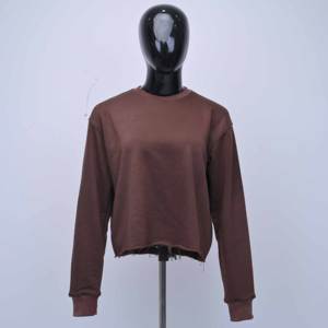 Camisetas de Alta Calidad con Logotipo Personalizado, Fabricantes de Camisetas Ecológicas de Cuello Redondo, Manga Larga, Felpa de Algodón Suave, Estilo Urbano Elegante para Mujer - Product Image 1