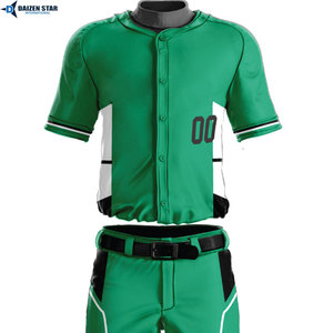 OEM Baseball Team Uniform Set Breathable Quick Dry Customizable Polyester Jersey Pants Kit - Product Image 6