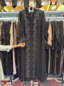 Al por mayor, Nuevo Estilo, Abaya Modesta, Túnica Islámica, Ropa Musulmana, Abierta por Delante, para Mujer, Larga hasta el Suelo, Cuello en V, Manga Larga, Poliéster - Product Image 6