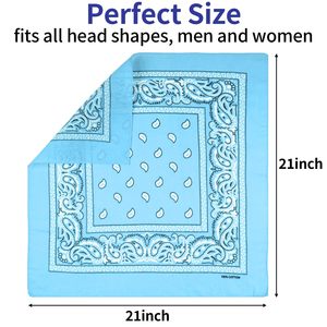 Bandana carrée en coton personnalisée style western, imprimé cachemire, vente en gros, foulard, cache-cou, OEM, ODM, fabricant, fournisseur - Product Image 4