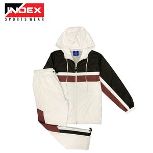 Conjunto Deportivo INDEX con Chaqueta con Capucha y Pantalones en Bloques de Color, Ligero, de Poliéster, para Primavera, Manga Larga, con Bolsillos Laterales - Product Image 2