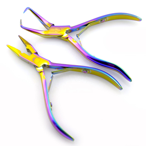 Pince à extensions capillaires en acier inoxydable la plus vendue, outil de pose de micro-anneaux, prix de gros, modèle BEST ELECTRO SURGICAL - Product Image 5