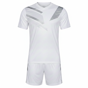 ชุดฟุตบอลเด็กพร้อมกางเกงขาสั้น แอคทีฟ ฟิวชั่น ชุดสองชิ้น ชุดฝึกซ้อมฟุตบอล แห้งเร็ว ชุดกีฬา รับผลิตตามแบบ OEM - Product Image 1
