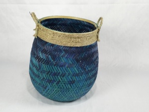 Best Sale Bamboo Fruit <b>Basket</b> Food <b>Storage</b> Container <b>Wicker</b> With Handle Handmade Woven Made With Rattan Vitrapro Vietnam - Product Image 5