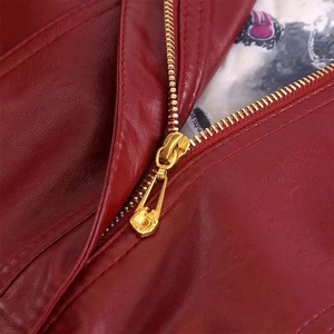 Streetwear Customized <b>Men's</b> PU <b>Leather</b> Loose Fit Plus Size Turn-Down Nonwoven Finished Garment Dyed <b>Jacket</b> - Product Image 6