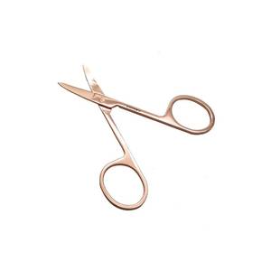 Ciseaux à manucure en acier inoxydable, lame tranchante, manche en plastique, trou rond, outils de beauté pour le soin des ongles, style simple pour adultes - Product Image 5