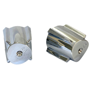 HDZ0024 2 ชิ้น * น้ำร้อน/น้ำเย็น ด้ามจับทำจากสังกะสี ก๊อกน้ำอ่างอาบน้ำและฝักบัวแบบติดผนัง - Product Image 2