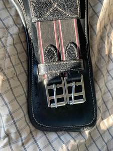 High Quality Printed Leather Dressage Horse Girth Professional Equestrian Adjustable Quick Dry - Product Image 3