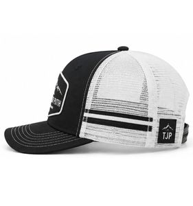 Casquette Trucker Snapback d'extérieur avec logo brodé élégant, ajustable, unisexe adulte, décontractée pour tous les jours, casquette à 6 panneaux - Product Image 3
