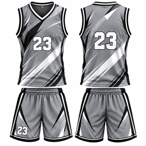 Uniforme de Baloncesto Premium Personalizado, Conjunto de Camiseta y Pantalones Cortos, 100% Poliéster Ecológico, Transpirable, Ligero y que Absorbe la Humedad - Product Image 6