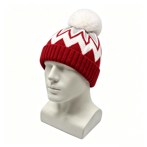 Wholesale Custom <b>Wool</b> Blend Winter <b>Beanie</b> <b>Hat</b> Printed logo Super Quality Breathable Waterproof Cozy Knit Skull Caps ARTIZ - Product Image 4