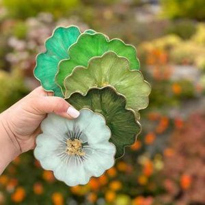 Beautiful Marble Resin Coaster Set with Art Deco Design Lightweight for Dining & <b>Coffee</b> Tables Party Decor - Product Image 6