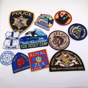 Patch brodé thermocollant en toile écologique 1st Bmc Saber Action Team, motif cercle, pour vêtements, usage personnalisé - Product Image 3