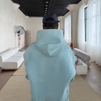 Ensemble survêtement personnalisé respirant imprimé avec sweat à capuche et pantalon de jogging 100 % coton molletonné léger pour homme
