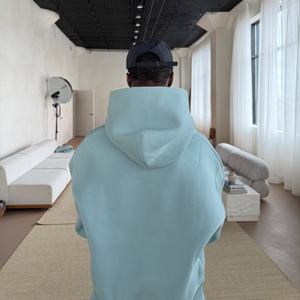 Ensemble de survêtement personnalisé pour homme, sweat-shirt et pantalon de survêtement, en molleton 100% coton épais, sans logo - Product Image 6