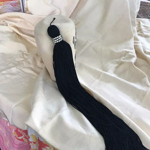 Chapeau Fez Vintage en Feutre avec Long Pompon Noir, Chapeau Maçonnique de Haute Qualité, Meilleure Vente, Service OEM - Product Image 6