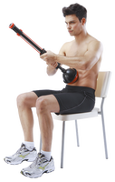 ALLWINWIN PTW24 Power Twister - Appareil d'entraînement abdominal à résistance réglable, tube de résistance, pompe, entraîneur de bras, barre de torsion pectorale