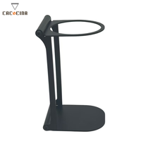 Support pliable léger pour filtre à café en alliage d'aluminium pour la préparation du café en extérieur et en voyage, noir/argent, assortiment