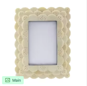 Boîte décorative en résine rayée noir et blanc, artisanale et luxueuse, motif marbre moderne, organiseur de bijoux, décoration intérieure - Product Image 3