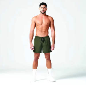 Shorts de sport pour homme en polyester, nouveau modèle, pour la course à pied et la gym, avec poches, pour entraînement en extérieur. - Product Image 4