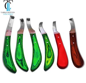 Couteau de fermeur en acier inoxydable, conception ergonomique, outil de coupe de sabots pour chevaux, fournisseur vétérinaire - Product Image 4