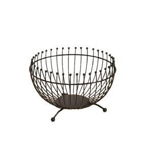 Panier à fruits en métal traditionnel tendance, décoration ethnique pour la maison, comptoir de cuisine, table à manger, rangement, taille et forme personnalisées - Product Image 5