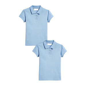 Chemisier personnalisé pour filles à manches longues et col halter, en Spandex/Coton doux et respirant, pour uniforme scolaire ou décontracté, OEM ODM Vente en gros - Product Image 5