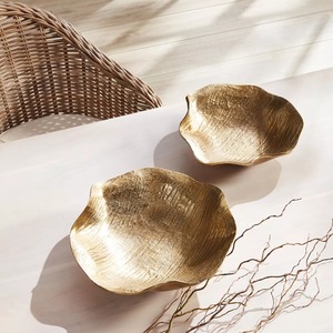 Vase de table en aluminium fait main, finition dorée, design moderne, écologique, de haute qualité, bol décoratif pour la décoration - Product Image 5