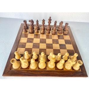 Juego de Ajedrez de Madera Profesional de Fabricante Mayorista - Piezas de Ajedrez de Madera Staunton de 3.5 pulgadas con Tablero Plegable/Sólido y Caja - Product Image 6