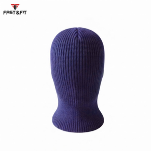 Masque facial coupe-vent unisexe en polyester 100 % de haute qualité pour usage quotidien, noir, personnalisable, vente en gros - Product Image 2