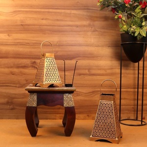 Portavelas Artesanal Indio para Mejorar la Iluminación Ambiental en Estantes de Sala de Estar, Mostradores de Cafetería y Decoración de Eventos - Product Image 6