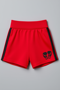 Shorts de boxe prêts pour l'entraînement, en tissu polyester, design personnalisé par sublimation, logo brodé, respirant, taille personnalisée - Product Image 3