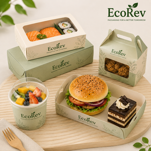 Cajas de Papel Ecológicas EcoRev para Envasado de Alimentos, Rectangulares, Hexagonales, Cuadradas, Tubulares, Reciclables, con Asa, Impresión a Cuatro Colores - Product Image 4