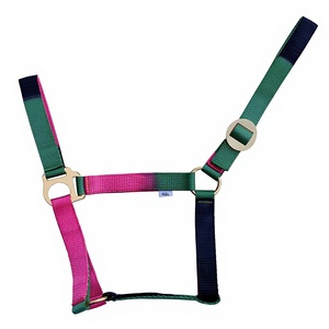 Classic Lightweight Poly Propylene Nubuck Padded Customize Nylon Horse Halter Zinc Brass Hardware Sizes - Product Image 1