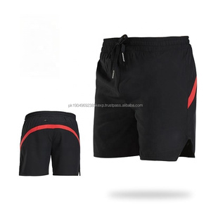 Pantalones cortos transpirables para correr para hombre, pantalones cortos de gimnasio con cintura elástica para maratón y Deportes - Product Image 5