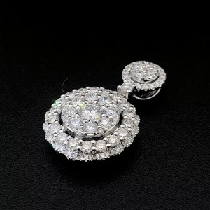 จี้เพชรทรงบริลเลียนต์เคลือบทอง 14K/24K คุณภาพส่งออก สำหรับผู้หญิง สไตล์คลาสสิก เหมาะสำหรับใช้ในชีวิตประจำวัน งานเฉลิมฉลอง และเทศกาลต่างๆ - Product Image 2