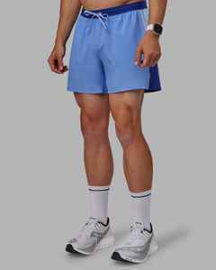 Shorts décontractés pour hommes personnalisés, couleur unie, séchage rapide, taille élastique, taille mi-haute, sportifs, tissés 100% coton, avec cordon de serrage, 160g - Product Image 2