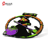 Médailles de récompense personnalisées imperméables pour Halloween, médailles sportives en métal 3D, médailles de marathon personnalisées avec ruban