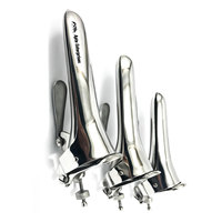 Espéculo Vaginal Cusco, Juego de Instrumentos Quirúrgicos Veterinarios de Acero Inoxidable Reutilizables para Conejos, Perros, Cabras, Jeringas Veterinarias