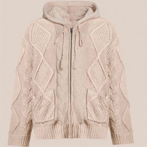 Sweat à capuche vintage personnalisé en tricot, tissu délavé et vieilli, coupe ample, unisexe, streetwear - Product Image 1