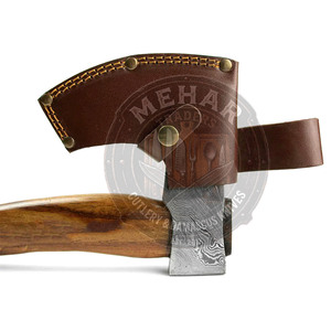 Durable Material Wood Handle Damascus Steel Head Axe Outdoor Accessories <b>Hand</b> <b>Tool</b> Damascus Axe - Product Image 3