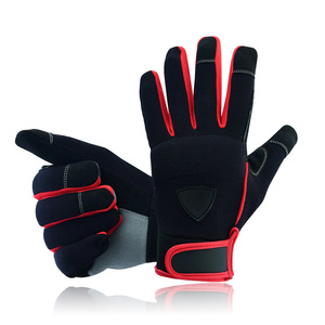 Safety Work Gloves Heavy duty Hand Protection Mechanic Gardening <b>Builders</b> Cut - Product Image 2