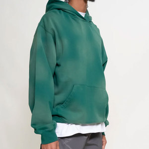 Sudadera con capucha personalizada de peso pesado con cremallera, diseño de araña, efecto deslavado por el sol, talla 6XL para invierno - Product Image 4