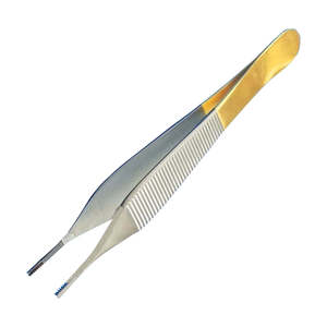 คีมผ่าตัด TC Gold Adson ทำจากสแตนเลสสตีล มีจำหน่ายทุกขนาดและคุณภาพ โดย Dentavex - Product Image 5