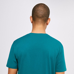 Men's O-Neck <b>Collar</b> <b>T</b>-<b>Shirt</b> 100% Cotton Anti-Wrinkle Breathable Custom Logo Screen Printed Design Solid Pattern 200 Gram Jersey - Product Image 2