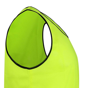 Chaleco de entrenamiento de fútbol de malla, fabricado por un fabricante profesional, 100% poliéster, transpirable, petos de entrenamiento deportivo para hombre - Product Image 4