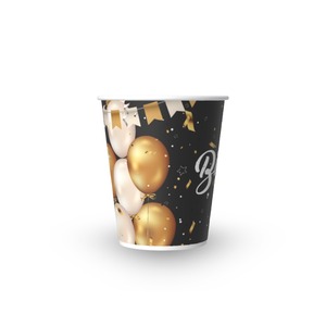 แก้วกาแฟกระดาษเคลือบ PE คุณภาพสูงแบบใช้แล้วทิ้ง พิมพ์โลโก้ตามสั่ง ขนาด 8~24 ออนซ์ มองเห็นได้ชัดเจน เหมาะสำหรับอาหาร - Product Image 5
